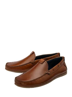 Lotus Brun clair - Chaussures de conduite décontractées à enfiler|Homme Chaussures