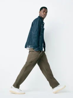 Clearance Next - Coupe ample - Pantalon chino stretch Brun clair