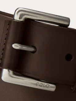 Discount Polo Ralph Lauren Brun foncé - Ceintures du joueur de poney en cuir