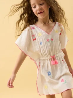 Best Angels By Accessorize Caftan fille brodé à la cerise