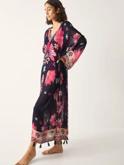 Hot Monsoon Caftan Abbie Imprimé Fleuri