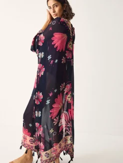 Hot Monsoon Caftan Abbie Imprimé Fleuri