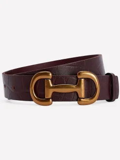 Boden Ceinture Iris en cuir à bordure snaffle|Femme Ceintures