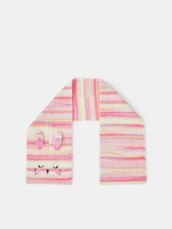 Angels By Accessorize Écharpe Filles à Rayures Lapin| Chapeaux Et Gants Anti-Grattage|Chapeaux, Gants Et Écharpes