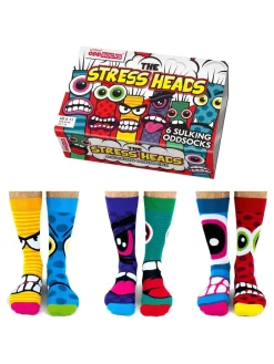 United Odd Socks Chaussettes Stress Heads|Homme Chaussettes|Chaussettes