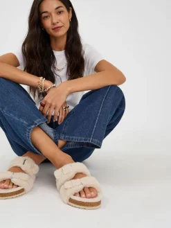 Best Accessorize Chaussons à boucle duveteuse
