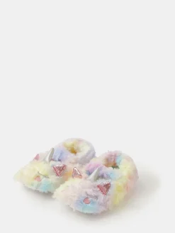 Accessorize Chaussons arc-en-ciel licorne pour fille| Tous Les Vêtements De Nuit|Chaussons