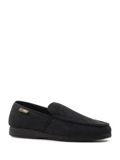 Lazy Dogz Chaussons Dylan noirs|Homme Chaussons