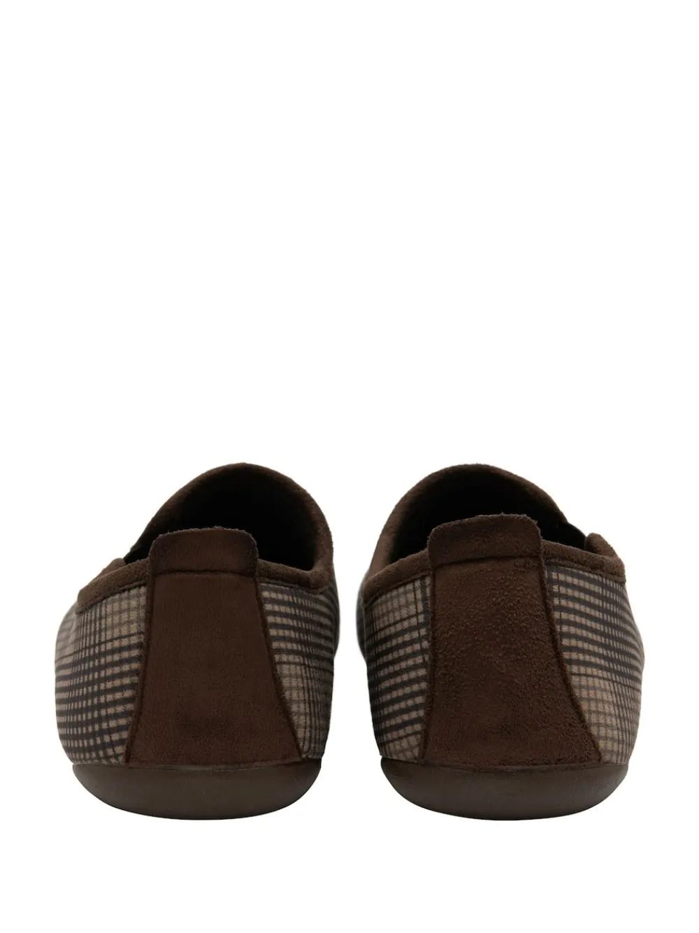 Lotus Chaussons pleins à carreaux|Homme Chaussons