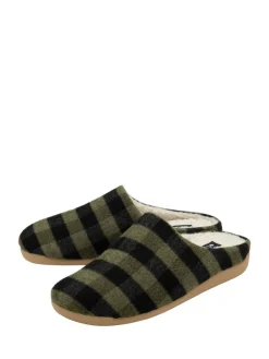 Outlet Lotus Chaussons mules en textile