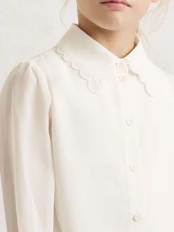 Online Reiss Chemise boutonnée à bord festonné Elia