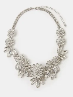 Accessorize Collier Fleuri Crystal Statement|Femme Bijoux