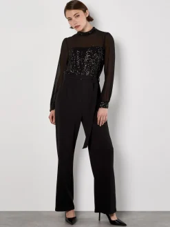 Apricot Combinaison à sequins|Femme Combi-Pantalons Et Combishorts