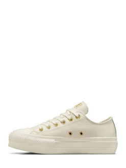 Outlet Converse Chuck Taylor All Star Lift Mono Leather Low Trainers