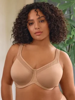 Clearance Next Couleur praline - F-K Ultimate Support Cotton Minimiser Soutien-gorge à bretelles rembourré