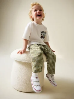 Outlet Next Court Harlequin Vert/Bleu - Pantalon à enfiler Barrel (3mois7ans) (3mois à7ans)