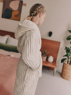Best Next Crème - Robe de chambre en velours côtelé en polaire (5-16ans)