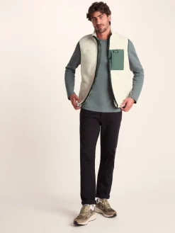 Tog 24 Crème - Gilet Sherpa Evan Mens|Homme Manteaux Et Vestes