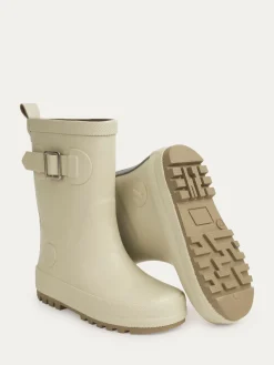 Best KIDLY by MORI Écru - Bottes de bien-être doublées en coton