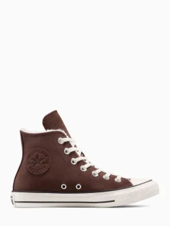 Discount Converse Écru - Baskets Chuck Taylor All Star Winter Luxe High