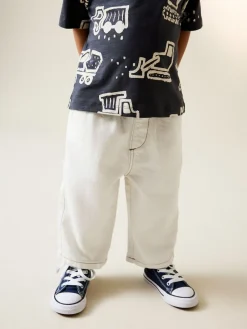 Best Next écru - Jeans à jambe large (3mths-7yrs)
