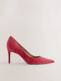 Best Next - Chaussures de milieu de terrain en cuir Daim rouge