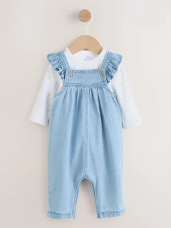 Discount Next Denim - Ensemble Salopettes et Body Manches longues 2 Pieces (0mois-3ans)