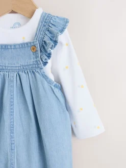 Discount Next Denim - Ensemble Salopettes et Body Manches longues 2 Pieces (0mois-3ans)