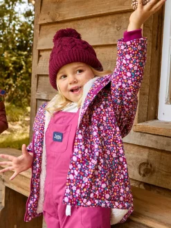 Best Jojo Maman Bébé Ditsy rose - Parka doublée