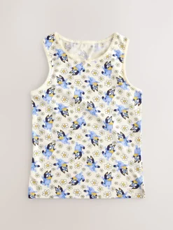 Clearance Next Ecru/Rose - Lot de 3 gilets Bluey (1.5-8ans)