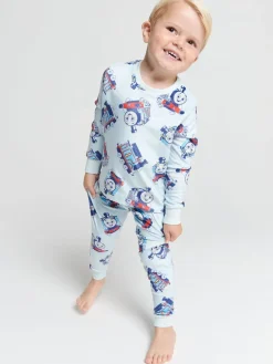 Brand Threads Ensemble pyjama Thomas The Tank en polaire garçon| Pyjamas