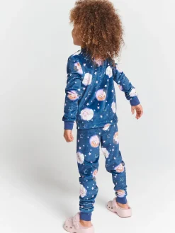 Brand Threads Ensemble pyjama Disney Frozen en polaire| Tous Les Vêtements De Nuit|Vêtements De Nuit Et Pyjamas