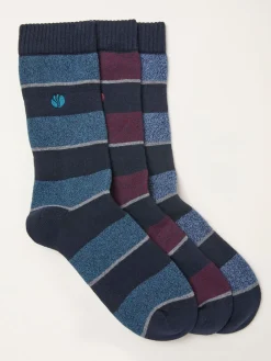 Sale Fat Face FatFace 3 paires de chaussettes thermiques