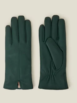 Online Accessorize Gants en cuir avec doublure en fausse fourrure