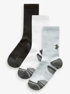 Outlet Under Armour Gris - Col rond - Lot de 3 chaussettes Performance Tech