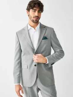 Sale Next Gris - - Veste de costume texturée Coupe sur mesure