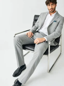 Sale Next Gris - - Veste de costume texturée Coupe sur mesure