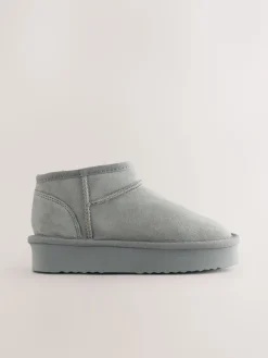 Next - Flatform Mini Bottes Pull-On en daim doublées chaudes et déperlantes| Bottes