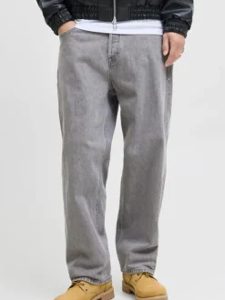 Sale JACK & JONES Gris - Alex Ample Fit Jeans