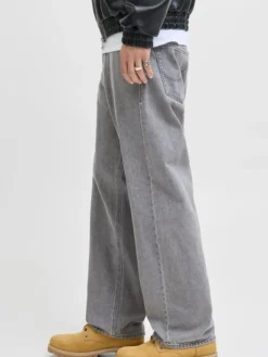 Sale JACK & JONES Gris - Alex Ample Fit Jeans