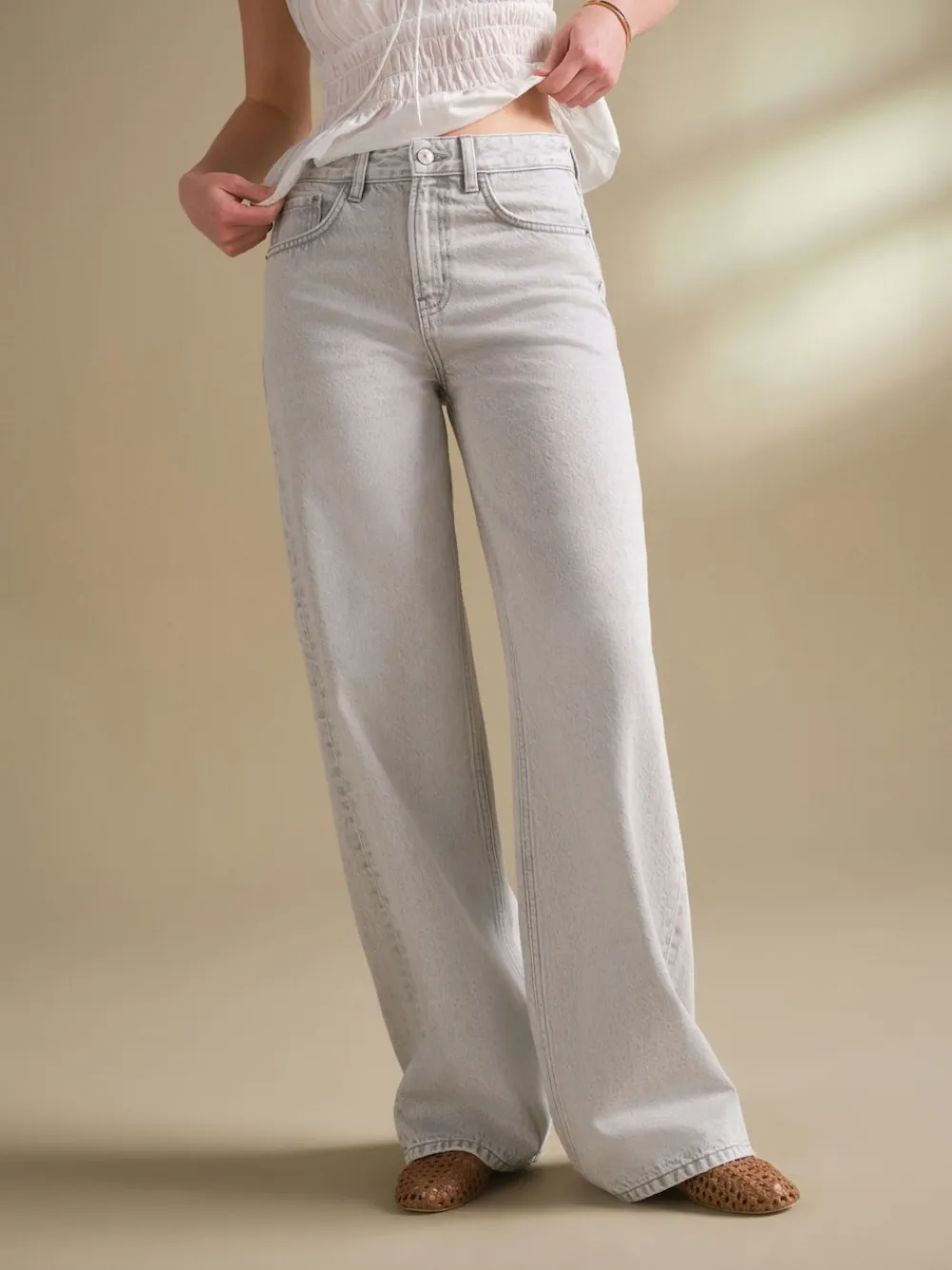 Next - Jean large Gris