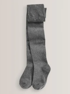 Hot Next - Lot de 3 de collants pour l'école en coton riche Gris