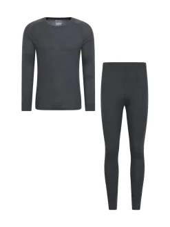 Sale Mountain Warehouse Gris - Talus Mens Thermal Top & Joggers Set