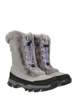 Discount Mountain Warehouse Gris - Bottes de neige adaptées pour les jeunes de l'Ohio