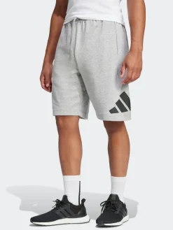 adidas Gris - Short Essentials à grand logo Français éponge|Homme Shorts
