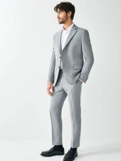 Sale Next Gris - - Veste de costume texturée Skinny Fit (Skinny Fit)