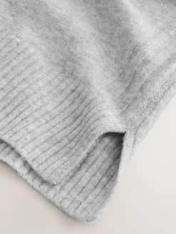 Best Next Gris - Sweat à capuche en maille de grossesse
