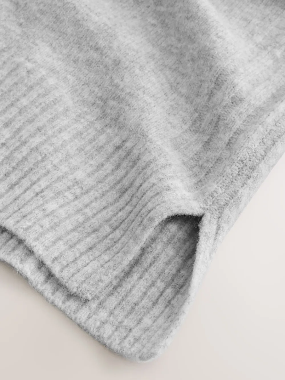 Best Next Gris - Sweat à capuche en maille de grossesse