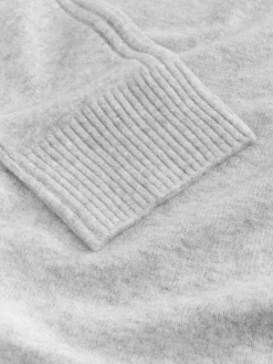 Best Next Gris - Sweat à capuche en maille de grossesse