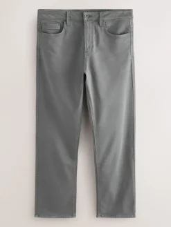 Best Next Gris anthracite - - Jeans stretch de confort Ajustement droit
